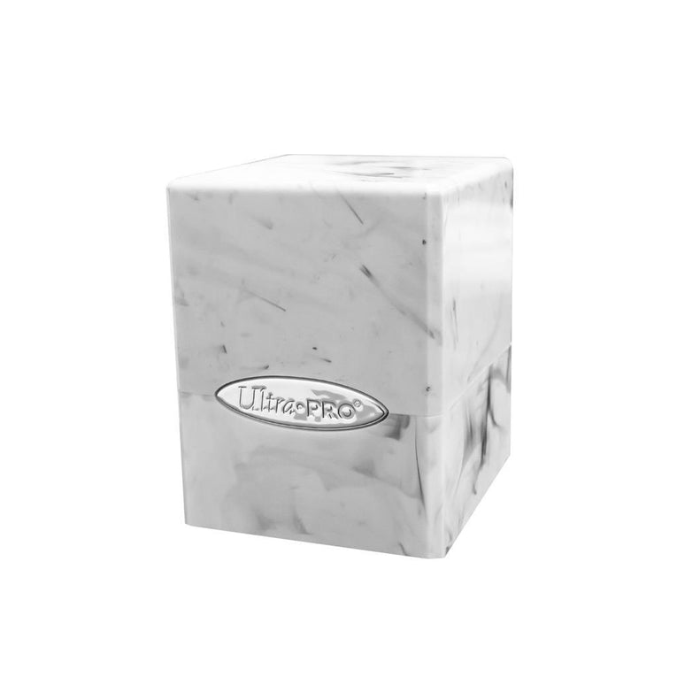 UP - Marble Satin Cube - White / Black - Ventura Games