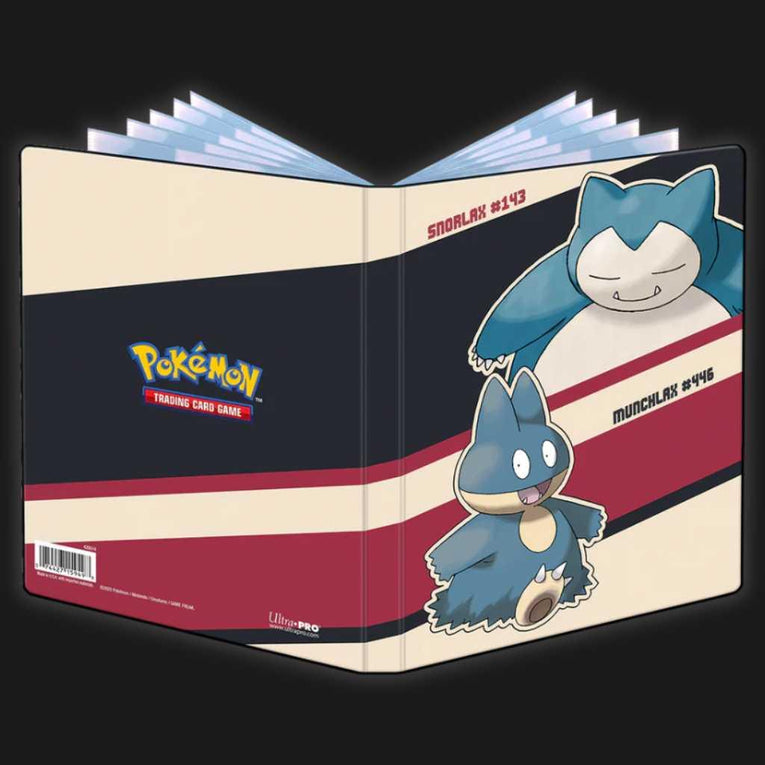 UP - Snorlax & Munchlax 4-Pocket Portfolio for Pokémon - Ventura Games