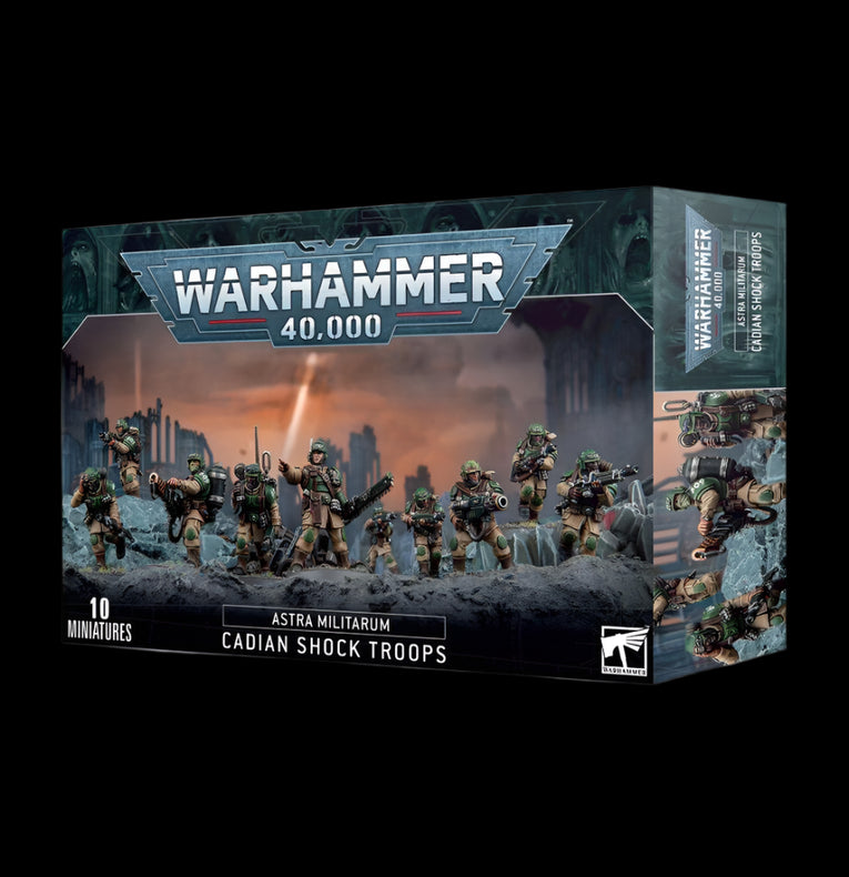 Warhammer 40K Cadian Shock Troops - Ventura Games