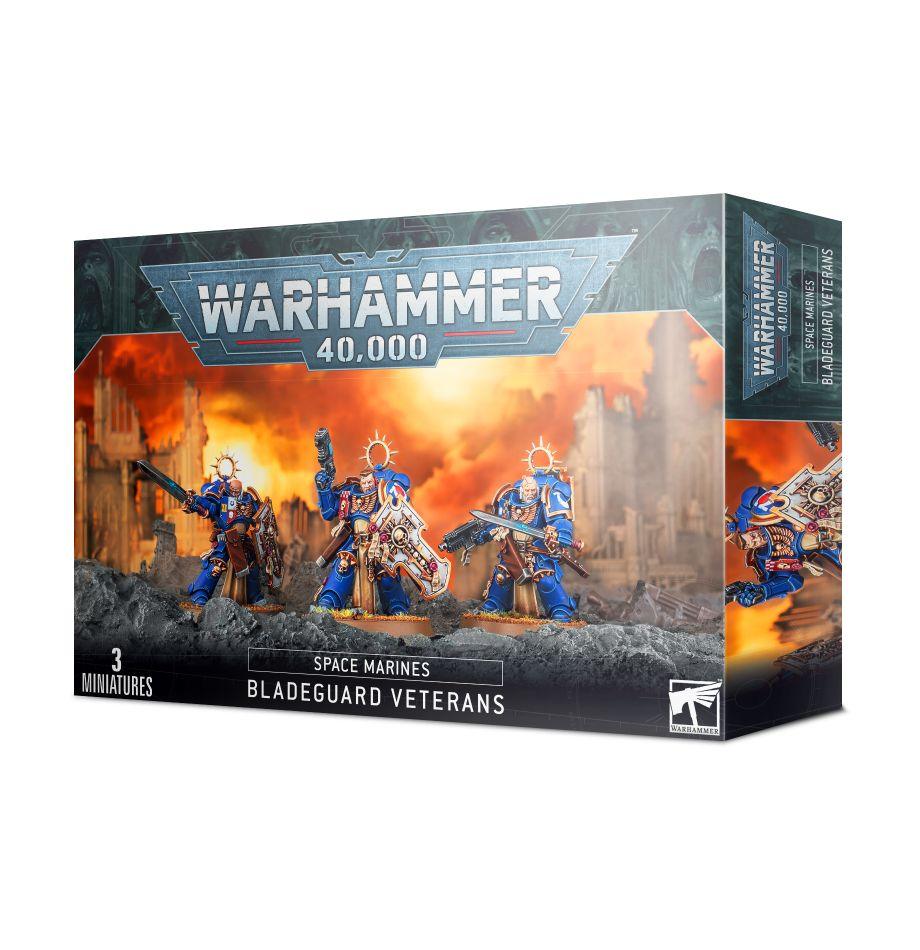 Unleash the Power: Warhammer 40k Bladeguard Veterans - Conquer Your Foes with These Mighty Space Marine Warriors! - Ventura Games