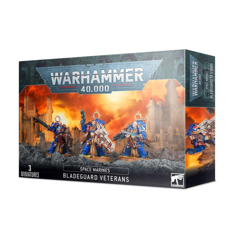 Unleash the Power: Warhammer 40k Bladeguard Veterans - Conquer Your Foes with These Mighty Space Marine Warriors! - Ventura Games