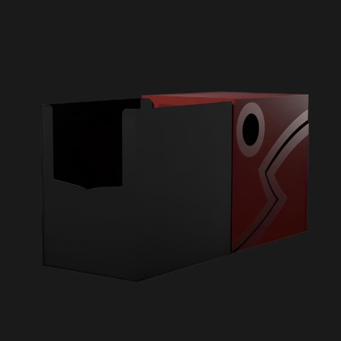 Dragon Shield Double Shell -Blood Red/Black - Ventura Games