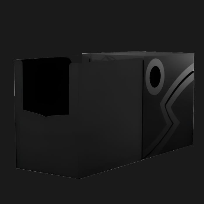 Dragon Shield Double Shell - Shadow Black/Black - Ventura Games