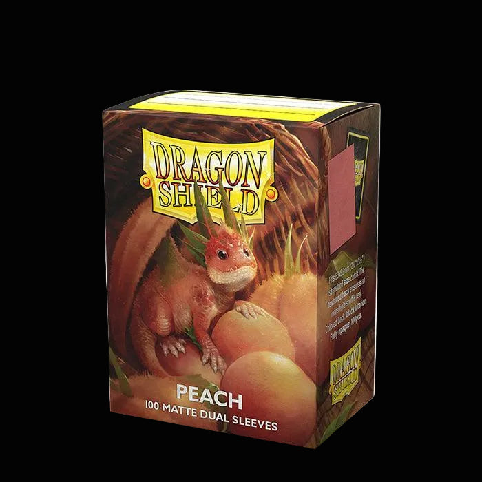 Dragon Shield Dual Matte Sleeves - Peach Piip (100 Sleeves) - Ventura Games
