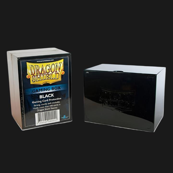 Dragon Shield Gaming Box Black Holds 100+ Sleeved Cards, Durable Dec Ventura Games Dragon Shield Gaming Box Black Holds 100+ Sleeved Cards, Durable Dec Ventura Games