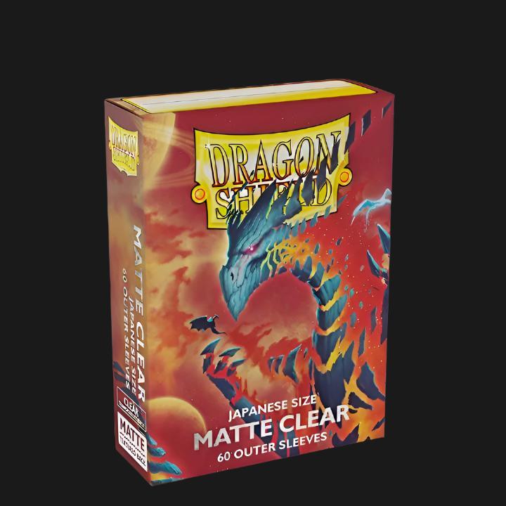 Dragon Shield Japanese Outer Sleeves - Matte Clear - Ventura Games