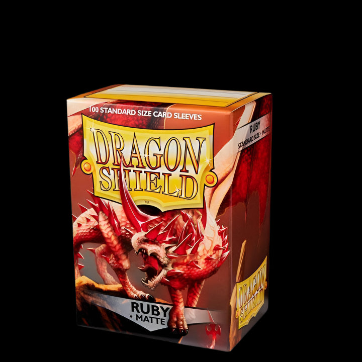 Dragon Shield Matte Sleeves - Ruby (100 Sleeves) - Ventura Games