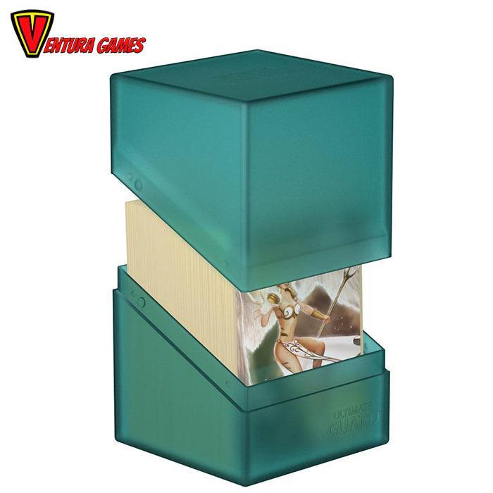 Ultimate Guard Boulder Deck Case 100+ Standard Size Malachite - Ventura Games