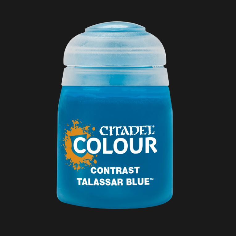 Contrast Talassar Blue 18ml – Citadel Warhammer Miniatures Paint Fast Layer