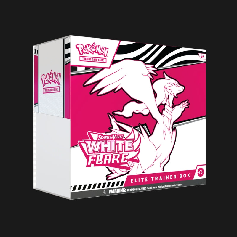 Pokémon TCG Scarlet & Violet White Flare Elite Trainer Box – Reshiram Edition - English - PRE ORDER