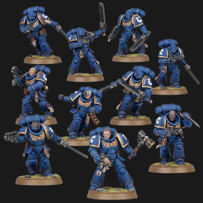 Space Marines Assault Intercessor Squad Warhammer 40K - Close Combat Troops