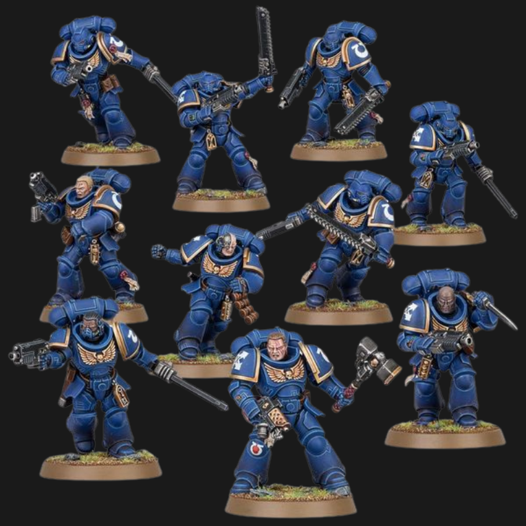 Space Marines Assault Intercessor Squad Warhammer 40K - Close Combat Troops