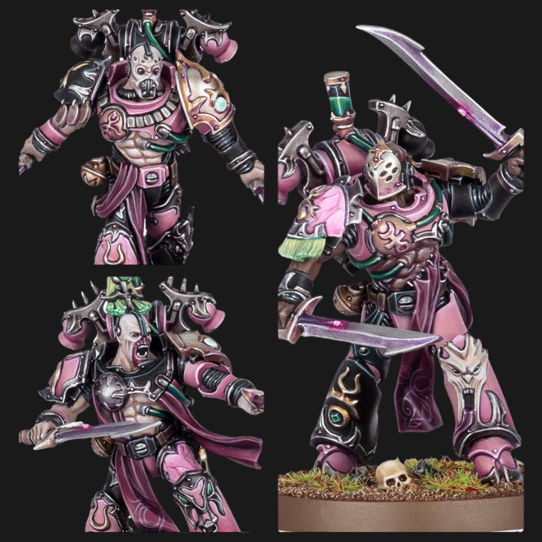 Warhammer 40k Emperor's Children Flawless Blades Elite Miniatures