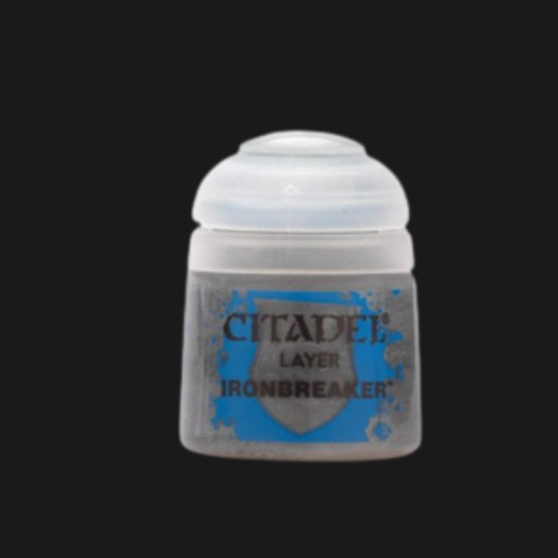 Citadel Layer Ironbreaker 12ml – Metallic Silver Paint for Miniatures