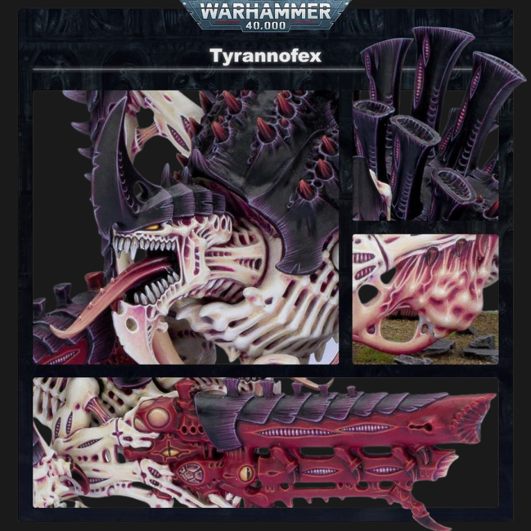 Tyranids Tyrannofex – Warhammer 40,000 Heavy Support Bio-Tank Monster