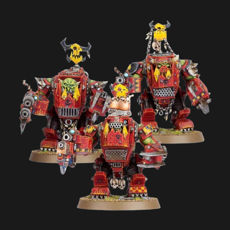 Orks Meganobz Warhammer 40K Boxed Set – Elite Armored Nobz Figures