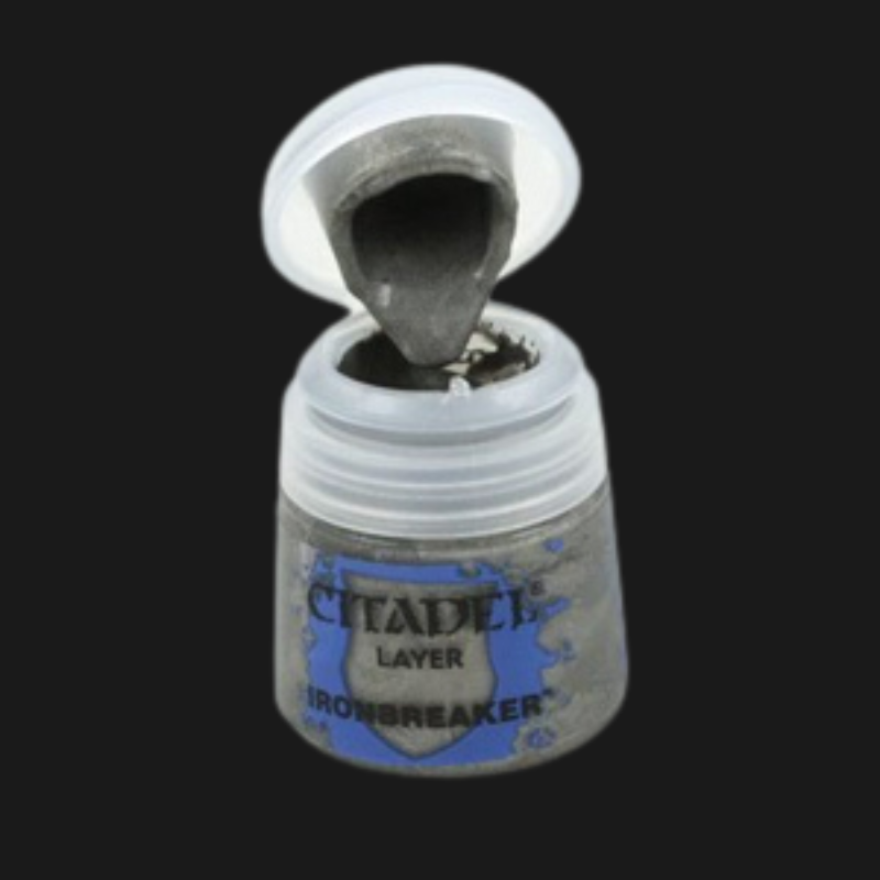 Citadel Layer Ironbreaker 12ml – Metallic Silver Paint for Miniatures