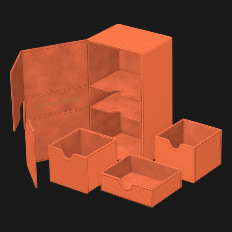 Ultimate Guard Twin Flip’n’Tray 200+ Xenoskin Summer 2025 Peach Deck Box