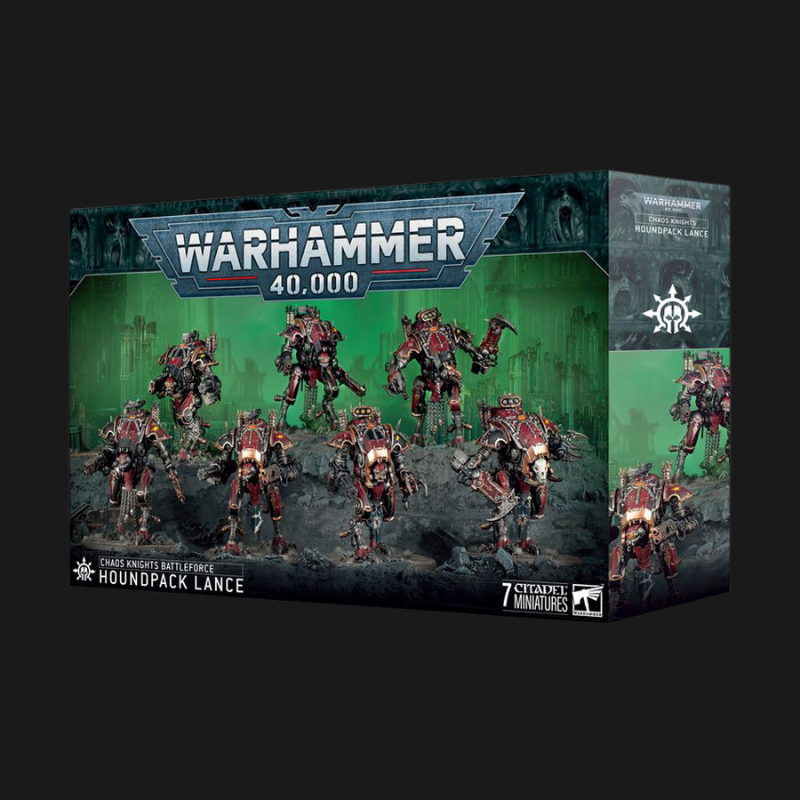 Warhammer 40,000: Chaos Knights Battleforce - Houndpack Lance - Deskové Warhammer 40,000: Chaos Knights Battleforce - Houndpack Lance - Deskové