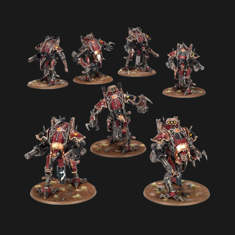 Chaos Knights Houndpack Lance Battleforce Warhammer 40K Army Set