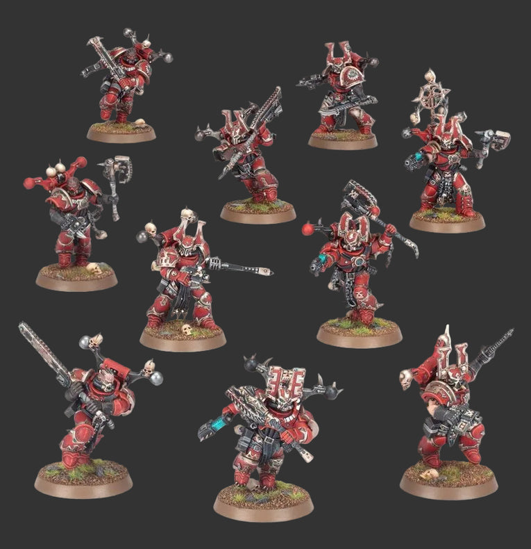 WORLD EATERS: KHORNE BERSERKERS Warhammer 40,000 Miniatures Box Set