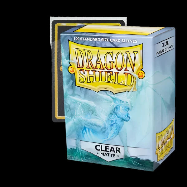 Dragon Shield Standard Sleeves - Matte Clear (100 Sleeves)