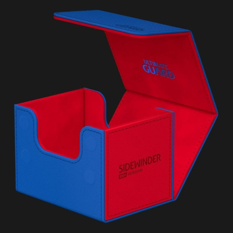 Ultimate Guard Sidewinder 100+ XenoSkin SYNERGY Blue/Red | Premium Deck Box