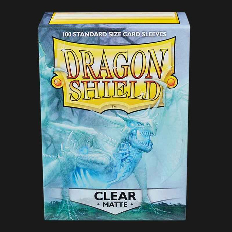 Dragon Shield Standard Sleeves - Matte Clear (100 Sleeves)