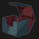 Ultimate Guard Sidewinder 100+ Xenoskin "Katana: The Shogun's Journey - Part 2" - Seigaiha (Dark Blue/ Dark Red)