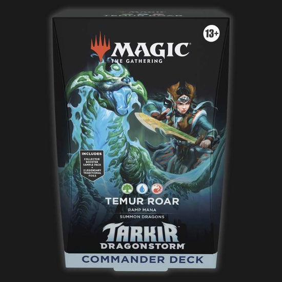 Tarkir Dragonstorm Temur Roar Commander Deck | MTG Magic: The Gatherin Ventura Games Tarkir Dragonstorm Temur Roar Commander Deck | MTG Magic: The Gatherin Ventura Games