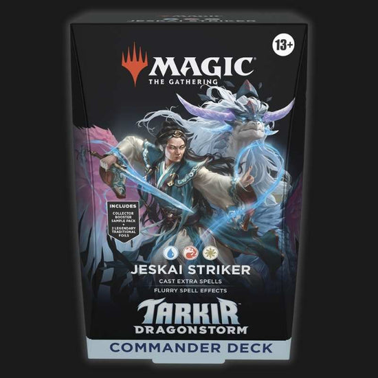 Tarkir Dragonstorm Jeskai Striker Commander Deck | MTG Magic: The Gath Ventura Games Tarkir Dragonstorm Jeskai Striker Commander Deck | MTG Magic: The Gath Ventura Games