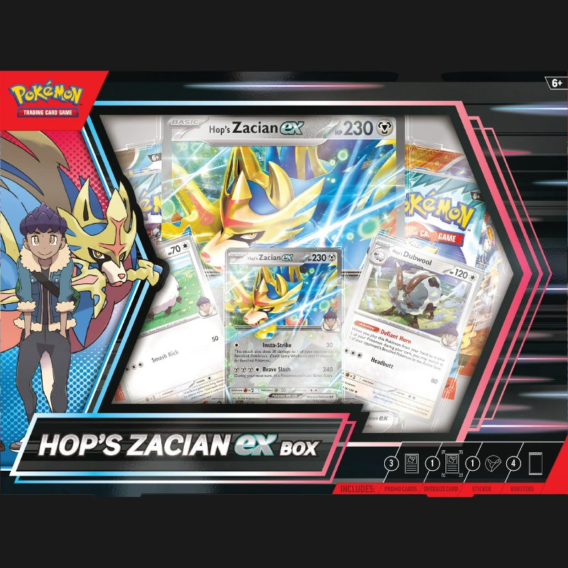 Pokémon TCG Hop’s Zacian EX Box - English