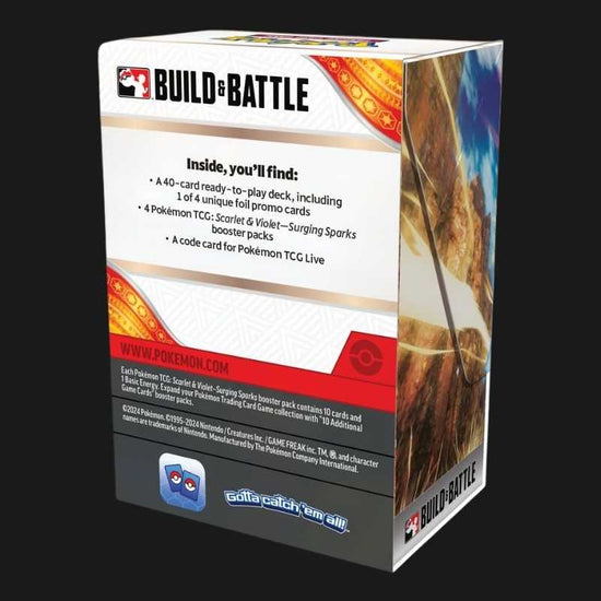 Scarlet & Violet 8 Surging Sparks Build & Battle Box Ventura Games Scarlet & Violet 8 Surging Sparks Build & Battle Box Ventura Games