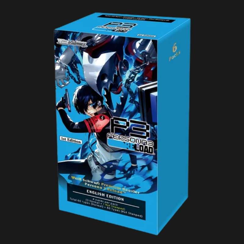 weiss schwarz persona 4 booster box WeiB TCG by Bushiroad Juguetes y Juegos Each Booster Pack contains 4 cards Persona 3 Reload Premium Booster