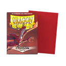 Dragon Shield Matte Crimson Sleeves - Standard Size