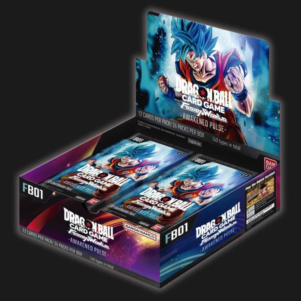 Dragon Ball Super Card Game - Fusion World FB01 Booster Display (24 Pa –  Ventura Games