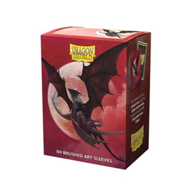Dragon Shields: 100ct Brushed Art - Valentine Dragons 2021 Edition | Arcane Tinmen