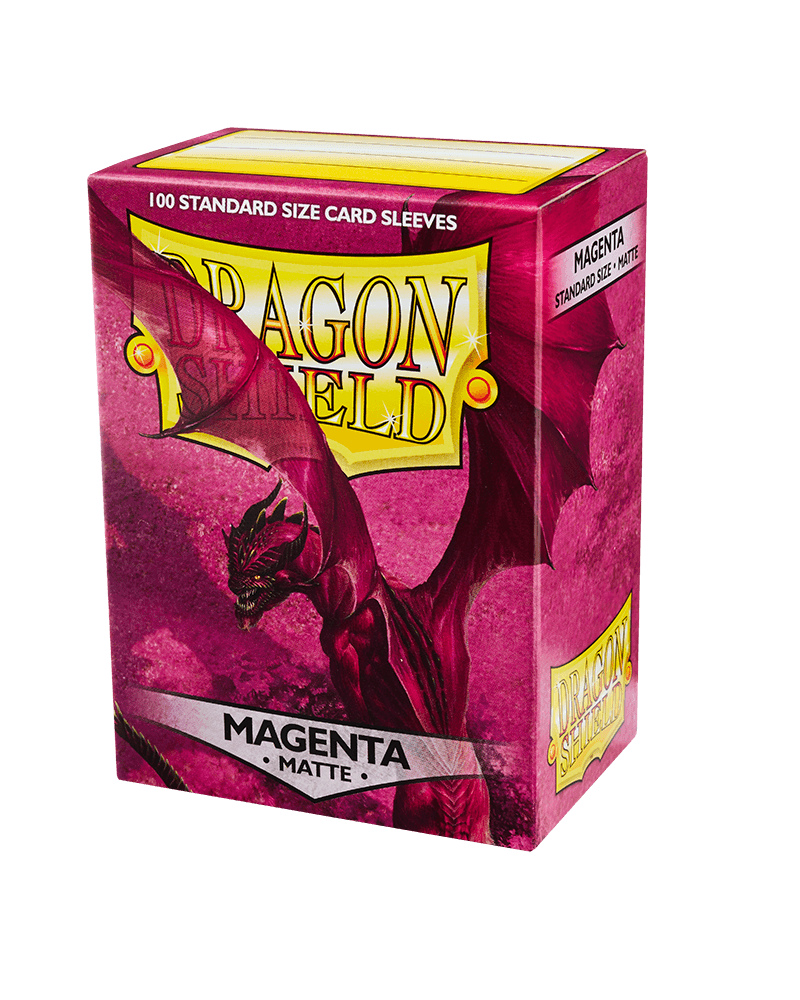 Dragon Shield Magenta - Matte Sleeves - Standard Size - Ventura Games