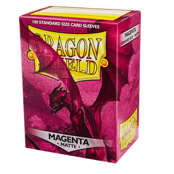 Dragon Shield Magenta - Matte Sleeves - Standard Size - Ventura Games