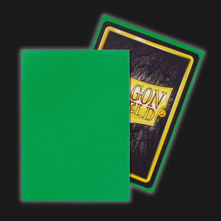 Dragon Shield Sleeves - Matte Apple Green, 100 Durable Card Sleeves - Ventura Games