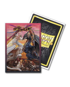 Dragon Shield Standard size Brushed Art Sleeves - Valentine Dragon 2023 (100 Sleeves) - Ventura Games