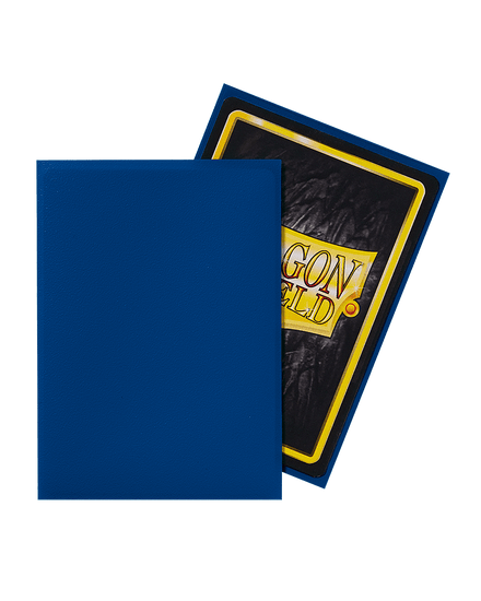 Dragon Shield Standard Sleeves - Matte Blue (100 Sleeves) - Ventura Games