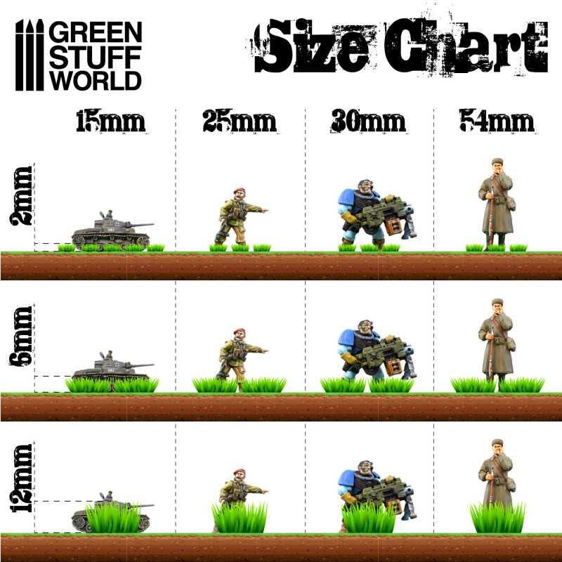 Grass TUFTS - 2mm self-adhesive - Dry Brown by Green Stuff World - Ventura Games