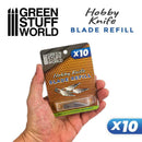10x Hobby Knife Blade Refill - Green Stuff World - Ventura Games