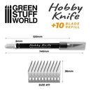 Hobby Knife With Spare Blades - Green Stuff World - Ventura Games