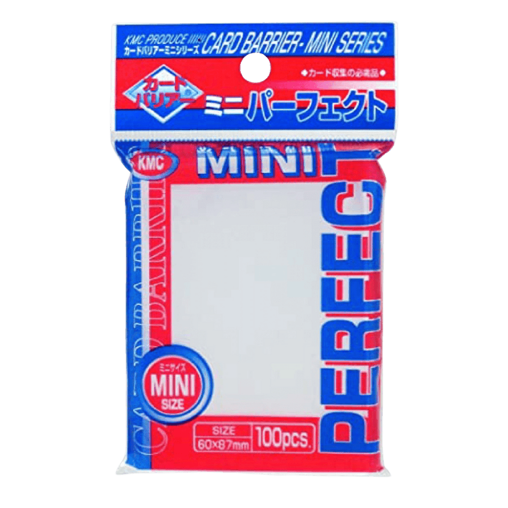 Perfect Fit KMC Mini Card Sleeves - 100 Pack For Yugioh, Vanguard & More (60x87mm) | Clear, Made In Japan Kmc Sleeves Yugioh Perfect Fit KMC Mini Card Sleeves - 100 Pack For Yugioh, Vanguard & More (60x87mm) | Clear, Made In Japan Kmc Sleeves Yugioh