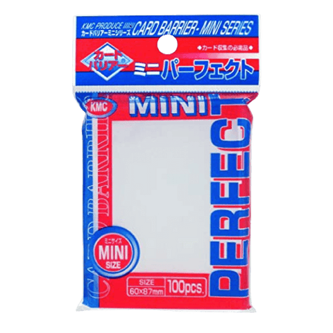 KMC Small Sleeves - Mini Perfect Size (100 Sleeves) - Ventura Games