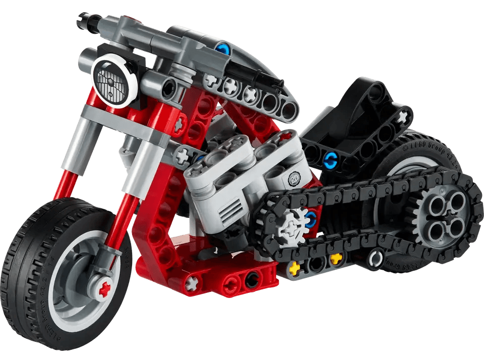 LEGO Technic Motorcycle Building Kit - Collectible Motorbike Model - Ventura Games
