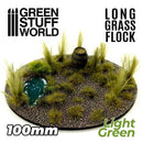 Long Grass Flock 100mm - Light Green by Green Stuff World - Ventura Games