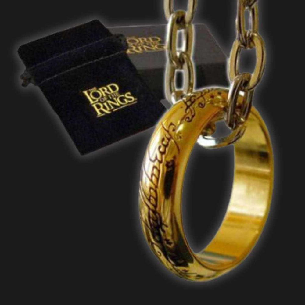 Lord of the Rings Ring The One Ring (gold plated) - Ventura Games